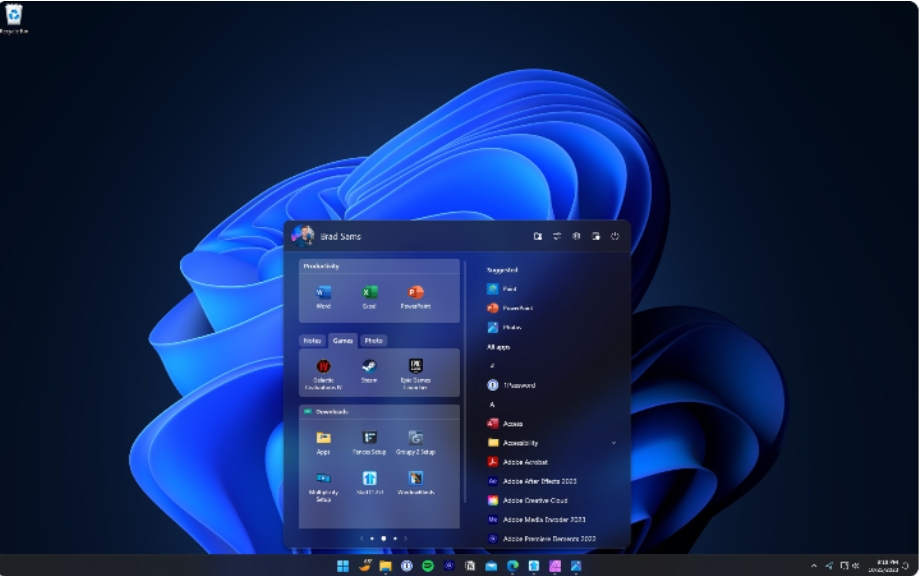 Berikut Cara Mencoba Menu Start Terbaru Windows 11